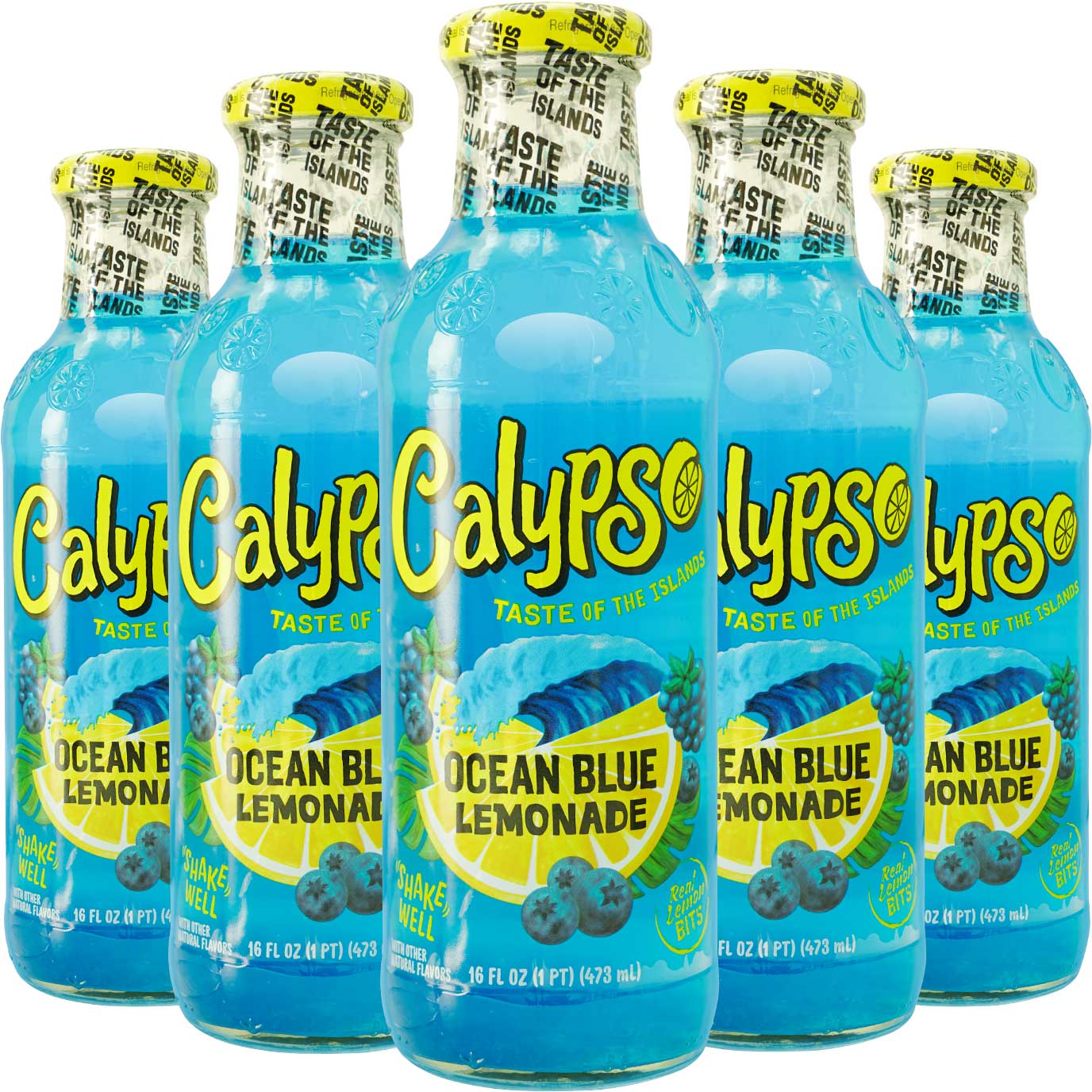 Calypso Ocean Blue Lemonade 473ml 12er Träger EU Calypso