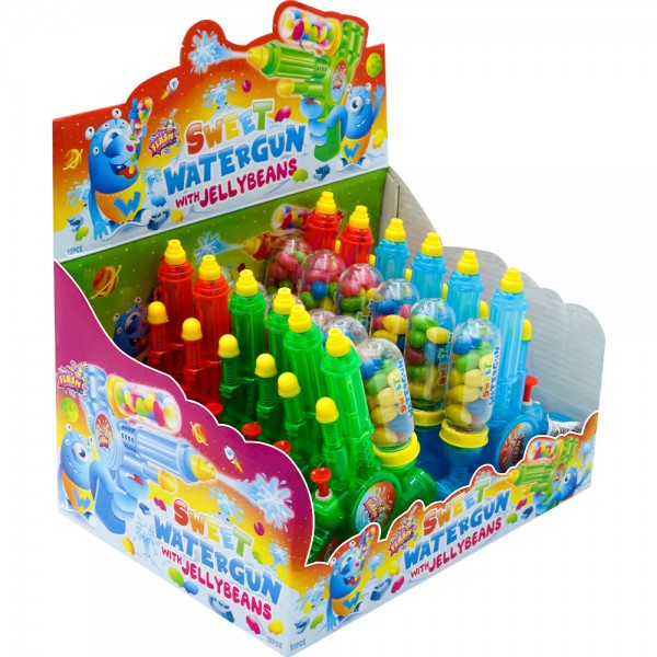 Sweet Watergun with Jelly Beans 20g - 12er Display