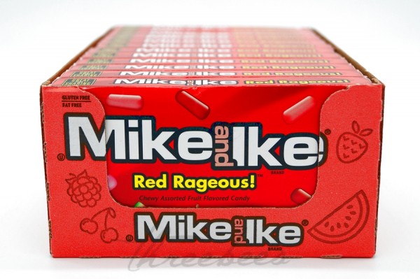 Mike and Ike Red Rageous 141g - 12er Display