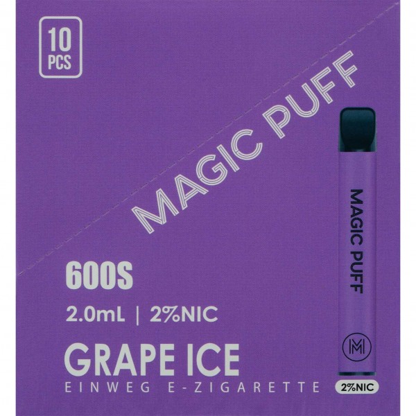 Magic Puff - Grape Ice - 10er Display