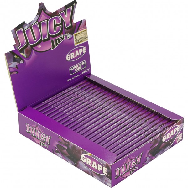 Juicy Jays King Size Grape - 24er Display