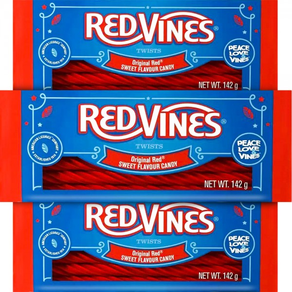 RedVines Twists Original Red 142g - 12er Display