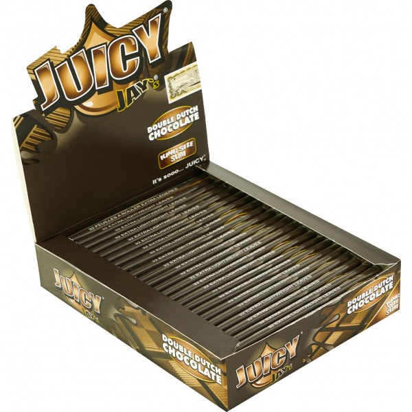 Juicy Jays King Size Double Dutch Chocolate - 24er Display
