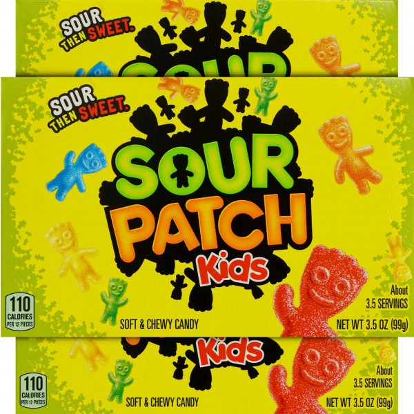 Sour Patch Kids Original Soft & Chewy Candy 99g - 12er Karton