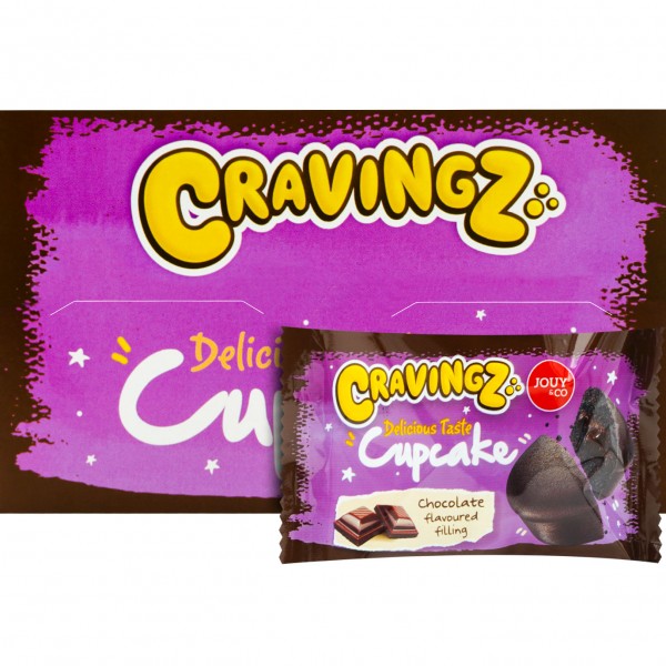 Cravingz Delicious Taste Cupcake Chocolate 45g - 5er Display