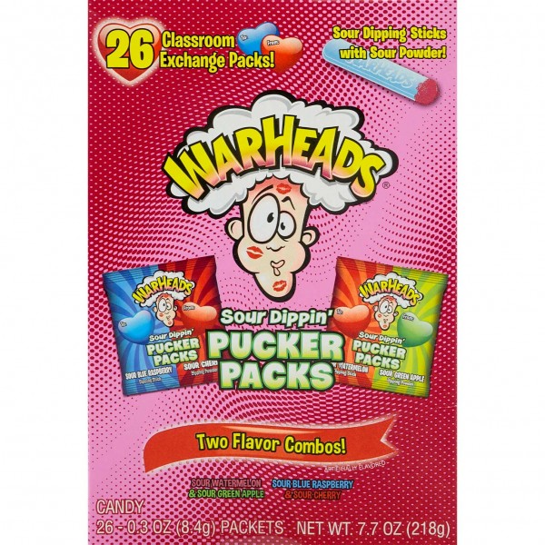 Warheads Sour Dippin Pucker Packs Two Flavor Combos 218g