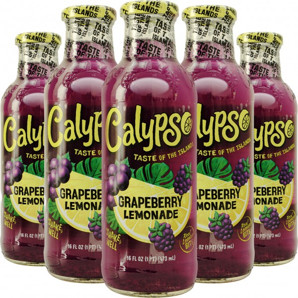 Calypso Grapeberry Lemonade 473ml - 12er Träger - EN