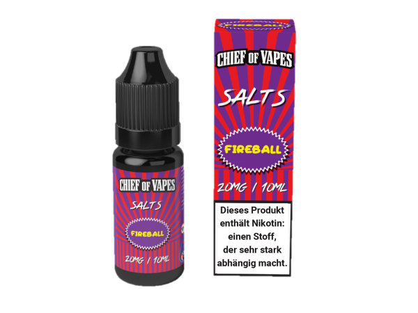 Chief of Vapes - Fireball - Nikotinsalz Liquid 20mg/ml