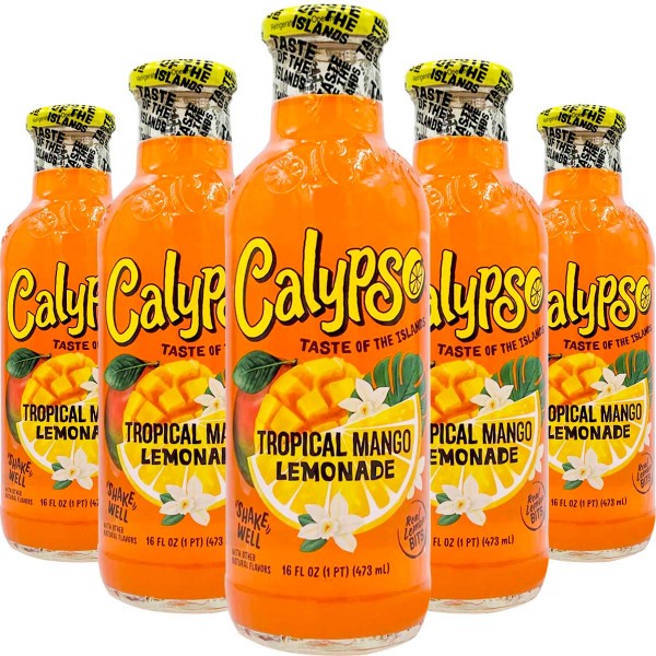 Calypso Tropical Mango Lemonade 473ml - 12er Träger - EU