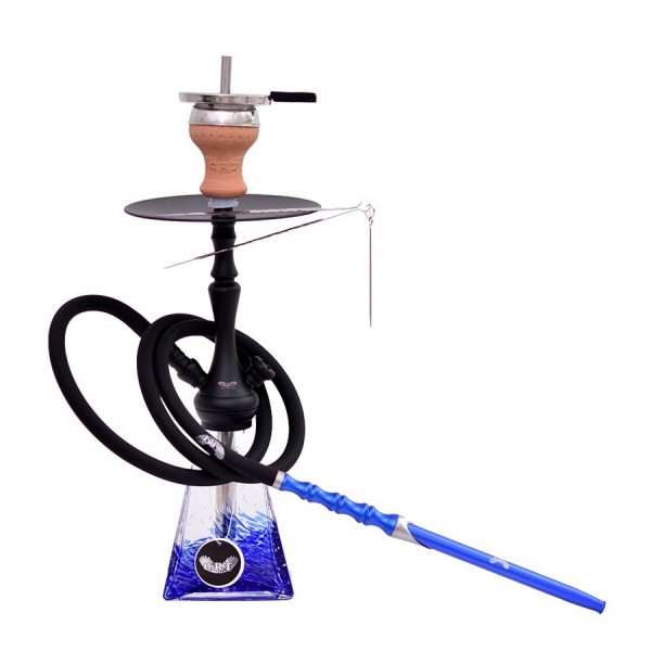 CRT Shisha - Pyro 400 - Matt Black - Blue - 2S - Alu
