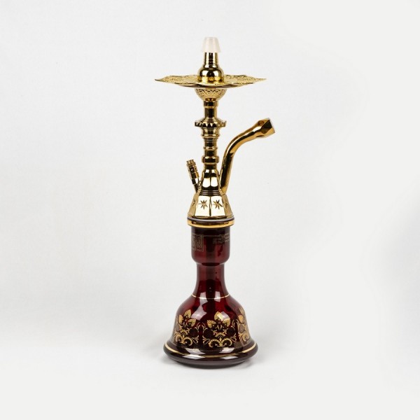 CRT Shisha - Small Orient 1,2,3 - Tradi Mini 2.0 - Gold - Red