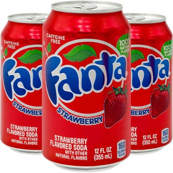 Fanta Strawberry 355ml - 12er Display