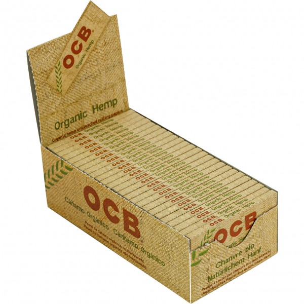 OCB Organic Hemp King Size Papers - 50er Display