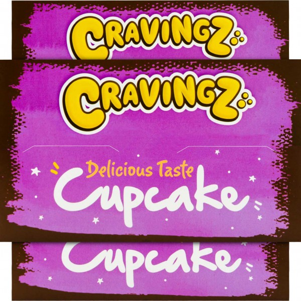 Cravingz Delicious Taste Cupcake Chocolate 225g - 12er Karton