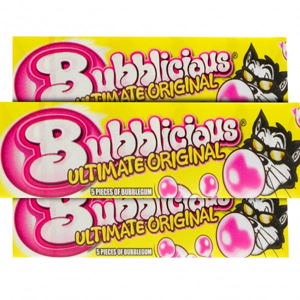 Bubblicious Ultimate Original 5 Pieces of Bubblegum 38g - 12er Display