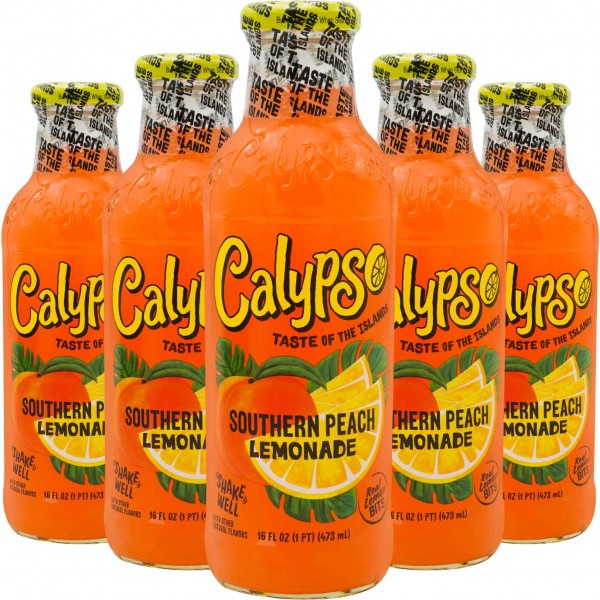 Calypso Southern Peach Lemonade 473ml - 12er Träger - EU