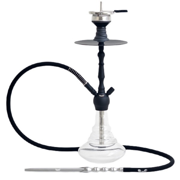 CRT Shisha - MC 16 - Matt Black - Transparent - 2S