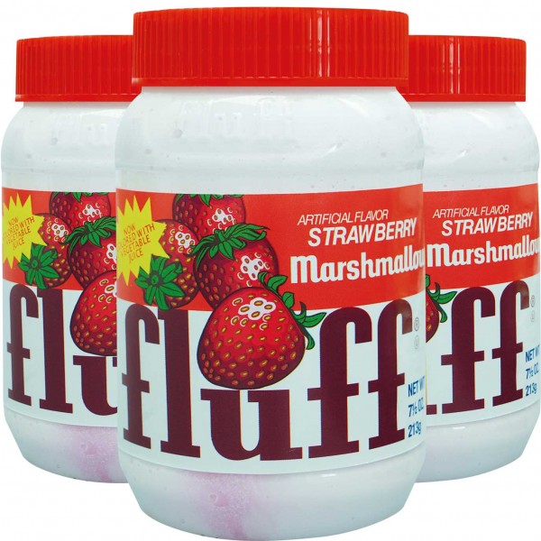 Fluff Marshmallow Strawberry 213g - 12er Karton