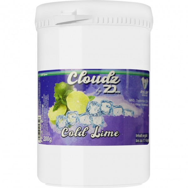 Cloudz Dampfsteine 7Days Cold Lime - 200g