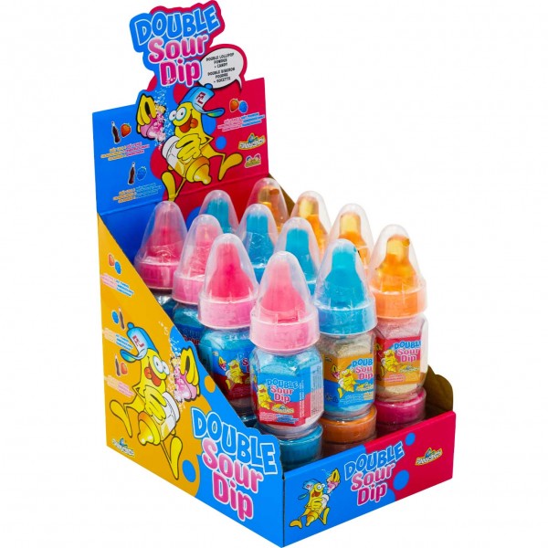 Funny Candy Double Sour Dip 32g - 12er Display