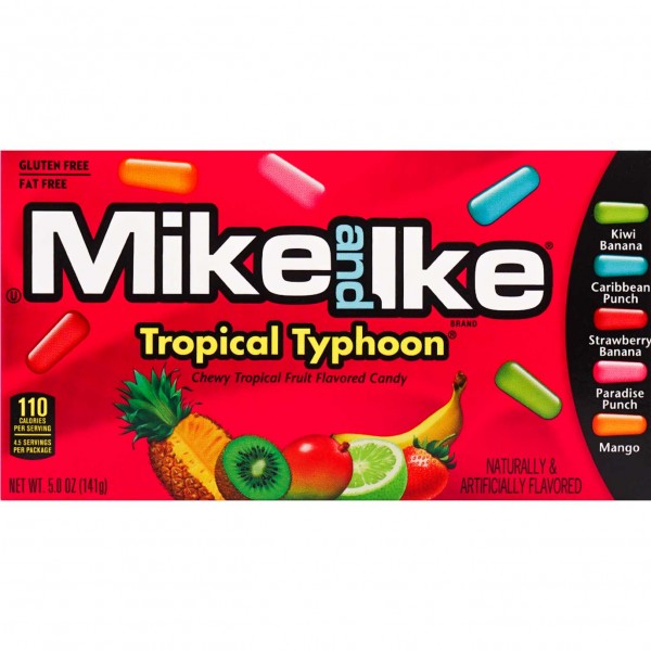 Mike and Ike Tropical Typhon 141g - 12er Display