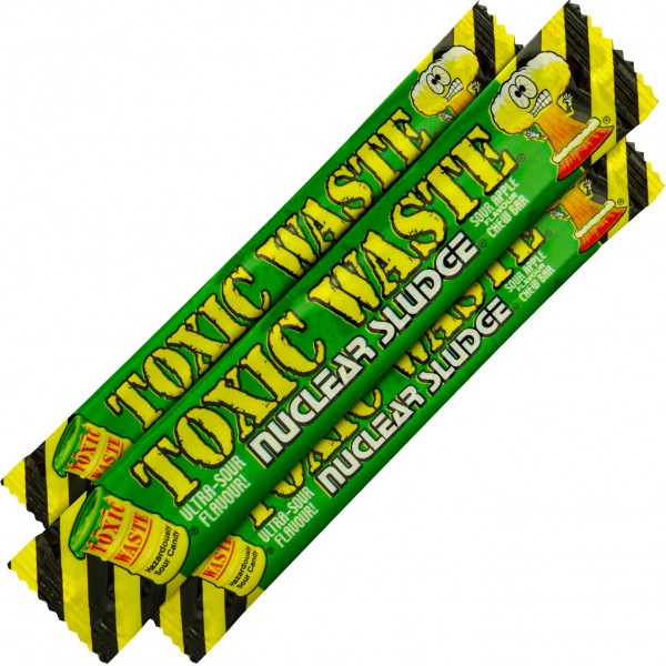 Toxic Waste Nuclear Sludge Sour Apple Chew Bar 20g - 50er Display