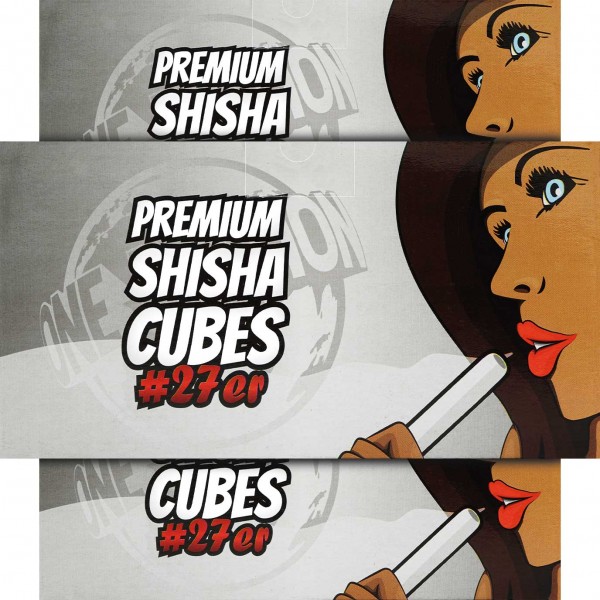 One Nation Premium Shisha Cubes 27mm #27er 20Kg