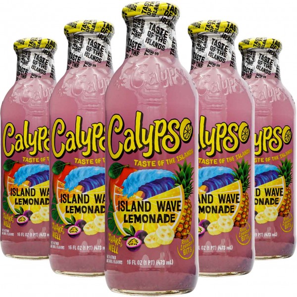 Calypso Island Wave Lemonade 473ml - 12er Träger - EN