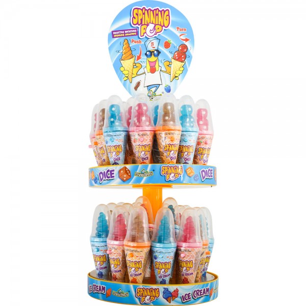 Funny Candy Spinning Pop 15g - 36er Display