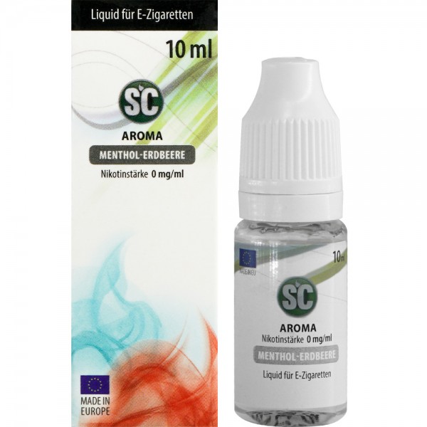 SC Aroma Menthol-Erdbeere 10ml 0mg / ml