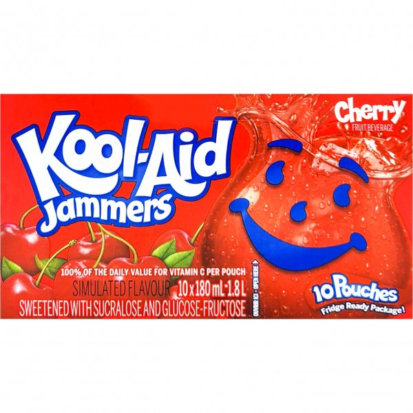 Kool-Aid Jammers Cherry 180ml - 10er Display