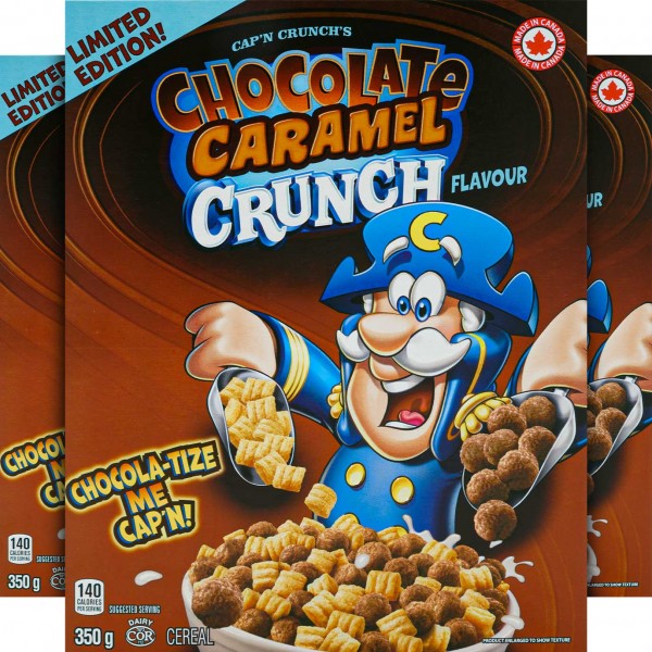Captain Crunch Chocolate Caramel 350g - 12er Karton