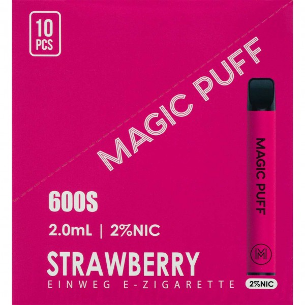 Magic Puff - Strawberry - 10er Display